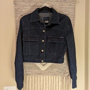 Marithe Francois Girbaud Crop Jean Jacket